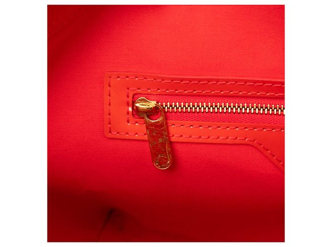 Louis Vuitton Red Monogram Vernis Avalon MM Rot - Ansicht 5