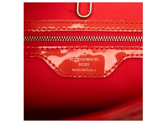 Louis Vuitton Red Monogram Vernis Avalon MM Rot - Ansicht 6