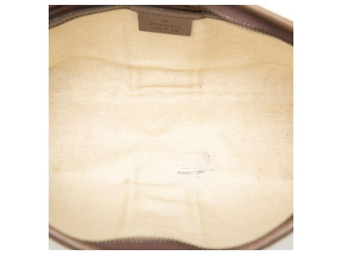 Clutch Gucci Beige GG Supreme Web Ophidia - vista 4