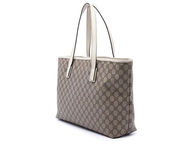 Bolso Tote Gucci Beige Medium GG Supreme - vista 2