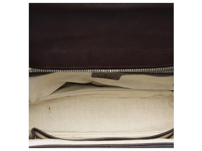 Borsa Gucci Medium GG Canvas New Bamboo Beige con manico in bambù - vista 4