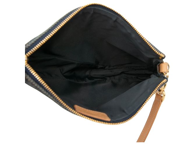 Autre Marque Pochette Saddle Mini in denim blu Dior Blu navy - vista 4