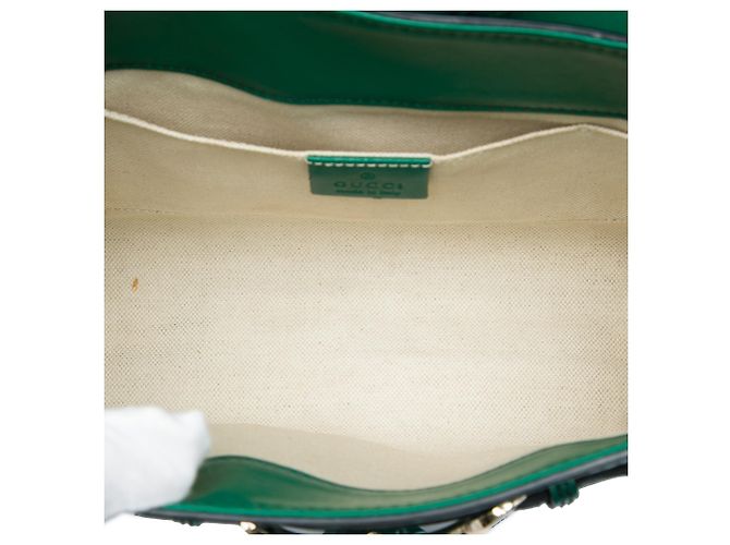 Borsa a tracolla Gucci Green Small Guccissima Emily Verde - vista 4