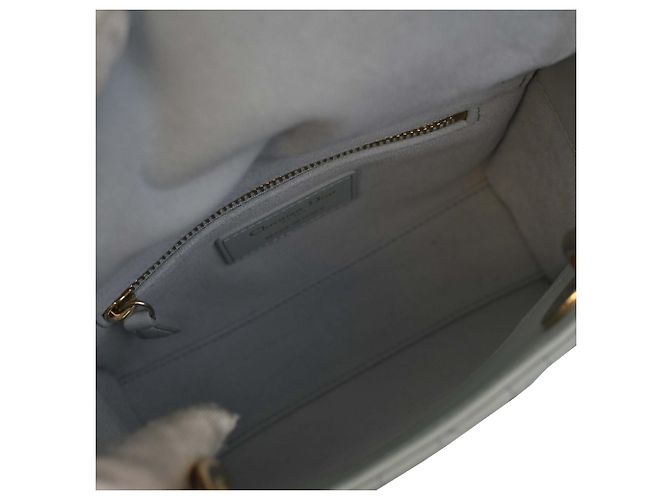 Autre Marque Dior Blue Mini Lambskin Cannage Lady Dior Blu chiaro - vista 4