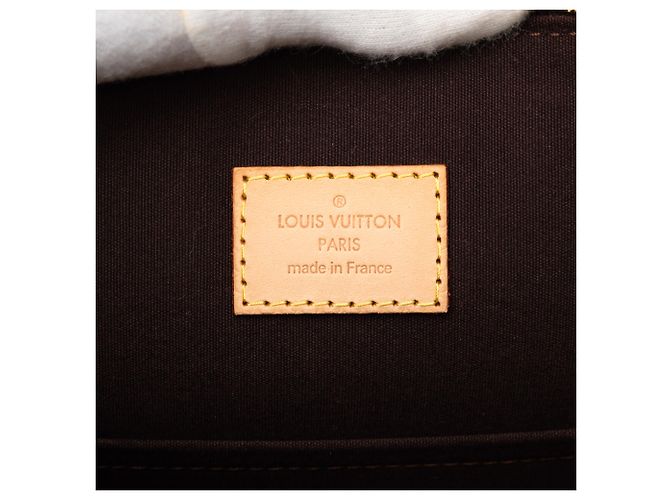 Louis Vuitton Purple Monogram Vernis Alma GM Porpora - vista 5