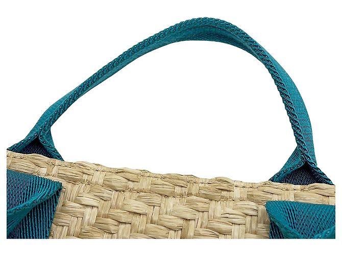 Borsa Tote Gucci Beige Childrens Straw Me Myself and I - vista 10