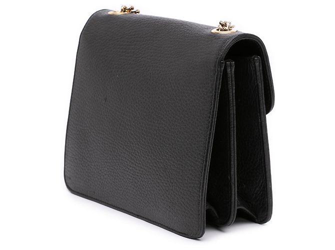 Gucci Borsa a tracolla Interlocking G in pelle di vitello Dollar Small nera Nero - vista 2