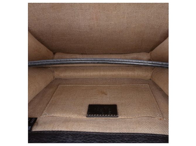 Gucci Borsa a tracolla Interlocking G in pelle di vitello Dollar Small nera Nero - vista 4