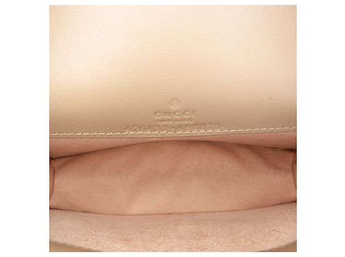 Gucci Mini GG Supreme Dionysus Crossbody Beige - vista 5