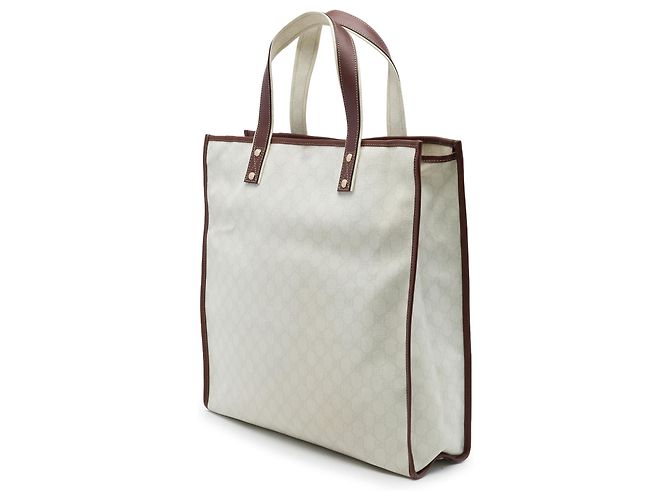 Tote Gucci White GG Supreme Web Bianco - vista 2