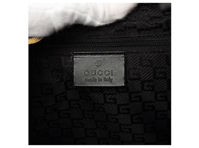 Borsa Jackie Hobo Gucci in tela marrone - vista 5