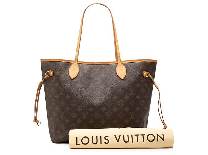 Louis Vuitton Brown Monogram Neverfull MM Marron - vue 9