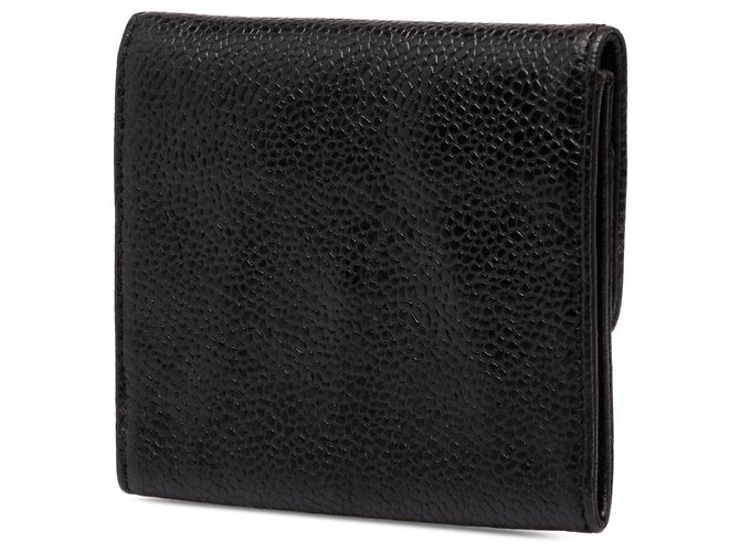 Monedero Chanel Black CC Caviar Coin Pouch Negro - vista 2