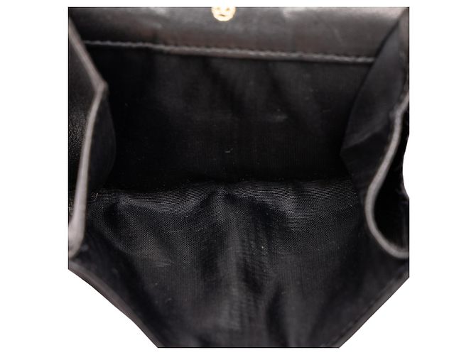 Monedero Chanel Black CC Caviar Coin Pouch Negro - vista 4