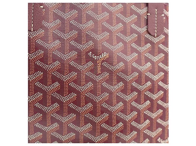 Goyard Red Goyardine Artois PM Rosso Bordò - vista 11