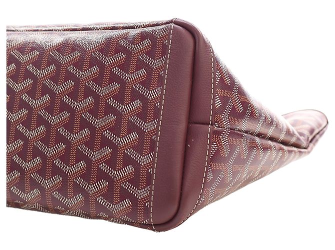 Goyard Red Goyardine Artois PM Rosso Bordò - vista 13