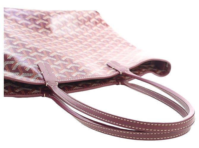 Goyard Red Goyardine Artois PM Rosso Bordò - vista 14