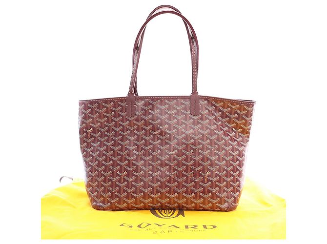 Goyard Red Goyardine Artois PM Rosso Bordò - vista 15