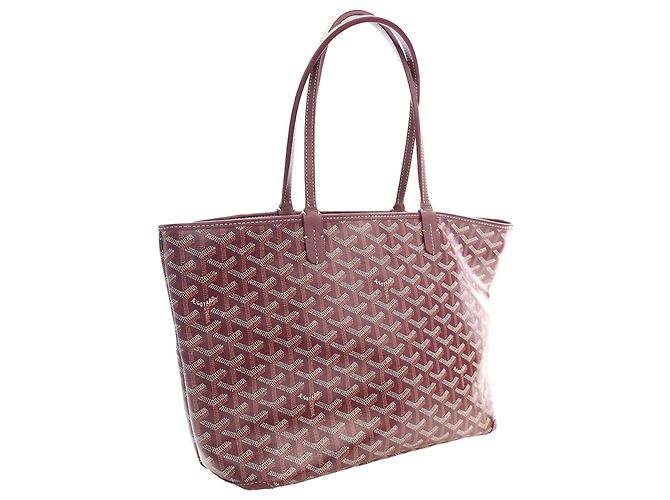 Goyard Red Goyardine Artois PM Rosso Bordò - vista 2
