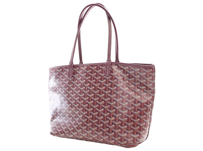 Goyard Red Goyardine Artois PM Rosso Bordò - vista 3