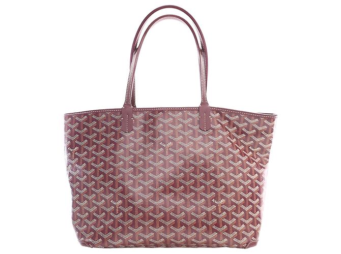 Goyard Red Goyardine Artois PM Rosso Bordò - vista 4