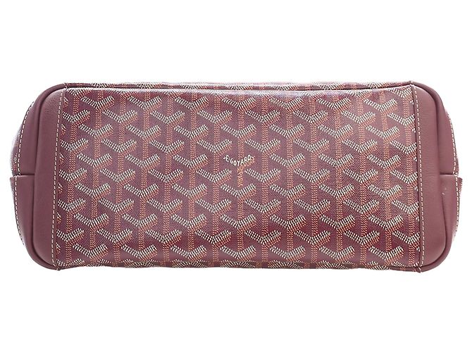 Goyard Red Goyardine Artois PM Rosso Bordò - vista 5