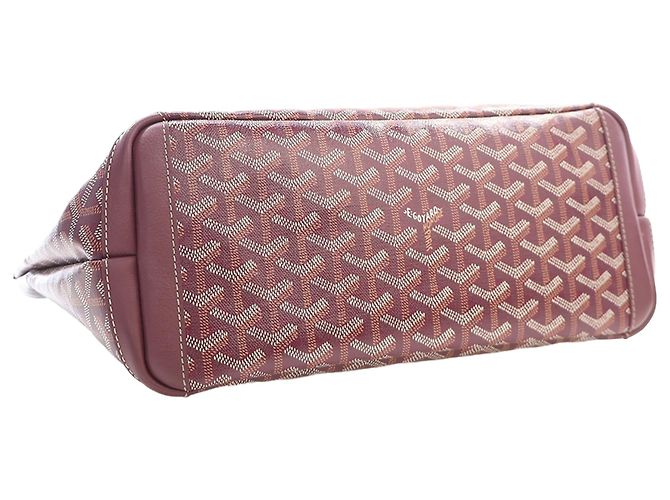 Goyard Red Goyardine Artois PM Rosso Bordò - vista 9
