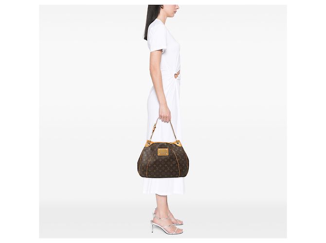 Louis Vuitton Brown Monogram Galliera PM Castaño - vista 6