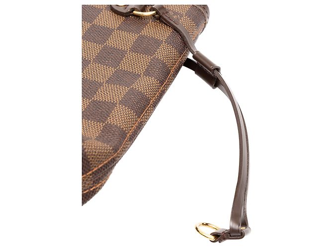 Louis Vuitton Brown Damier Ebene Neverfull PM Castaño - vista 7