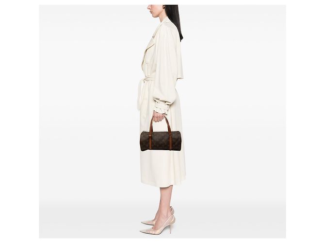 Louis Vuitton Brown Monogram Papillon 30 Castaño - vista 6