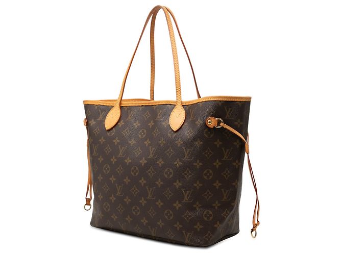 Louis Vuitton Brown Monogram Neverfull MM Marron - vue 2