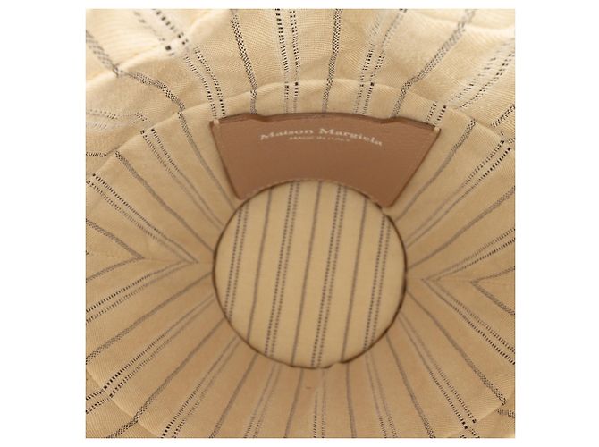 Maison Martin Margiela Maison Margiela Beige Fire gewebte Raffia-Bucket Bag - Ansicht 4
