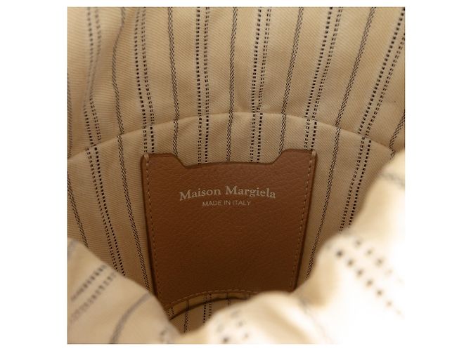 Maison Martin Margiela Maison Margiela Beige Fire gewebte Raffia-Bucket Bag - Ansicht 5