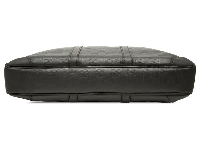Louis Vuitton Black Damier Infini Porte-Documents Voyage Schwarz - Ansicht 3