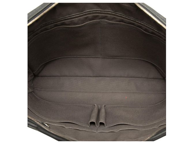Louis Vuitton Black Damier Infini Porte-Documents Voyage Schwarz - Ansicht 4