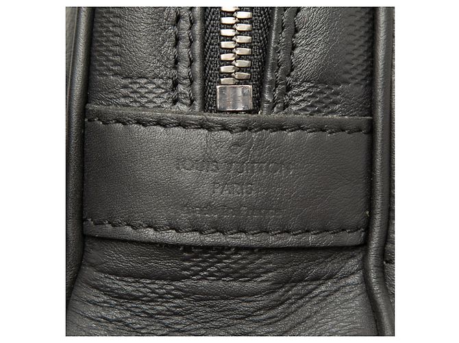 Louis Vuitton Black Damier Infini Porte-Documents Voyage Schwarz - Ansicht 5
