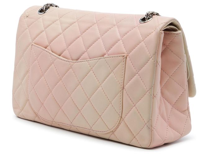 Chanel Pink Quilted Lambskin Reissue 2.55 Double Flap 227 Rosa - vista 2
