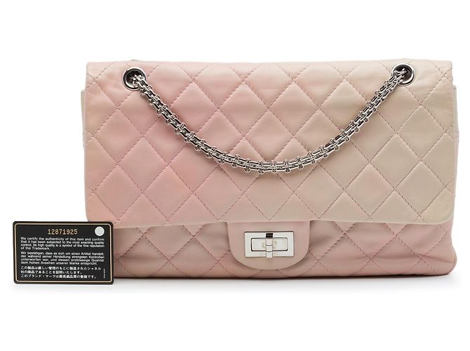 Chanel Pink Quilted Lambskin Reissue 2.55 Double Flap 227 Rosa - vista 7