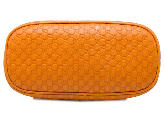 Bolsa Dome Mini Microguccissima Gucci Orange Laranja - vista 3