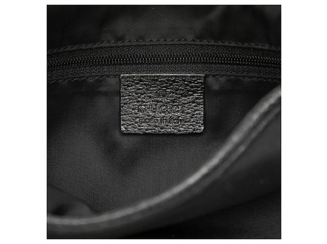Borsa a tracolla Jackie Gucci in nylon nero - vista 5