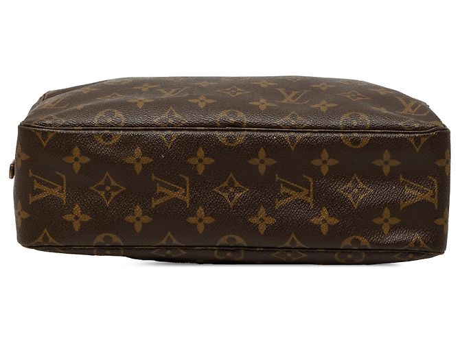Louis Vuitton Brown Monogram Trousse Toilette 28 Castaño - vista 3