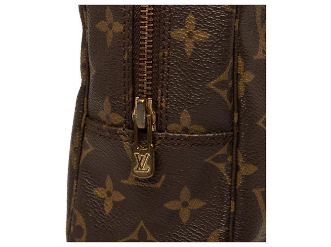 Louis Vuitton Brown Monogram Trousse Toilette 28 Castaño - vista 6