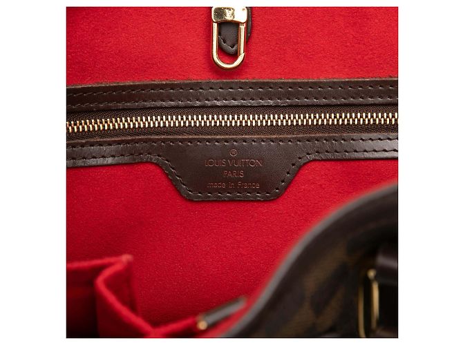 Louis Vuitton Brown Damier Ebene Hampstead PM Castaño - vista 5