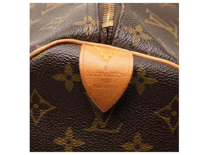 Louis Vuitton Brown Monogram Keepall 60 Castaño - vista 4