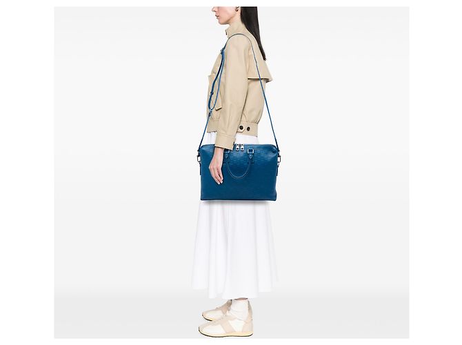 Louis Vuitton Blue Damier Infini Porte Documents Jour Azul - vista 5