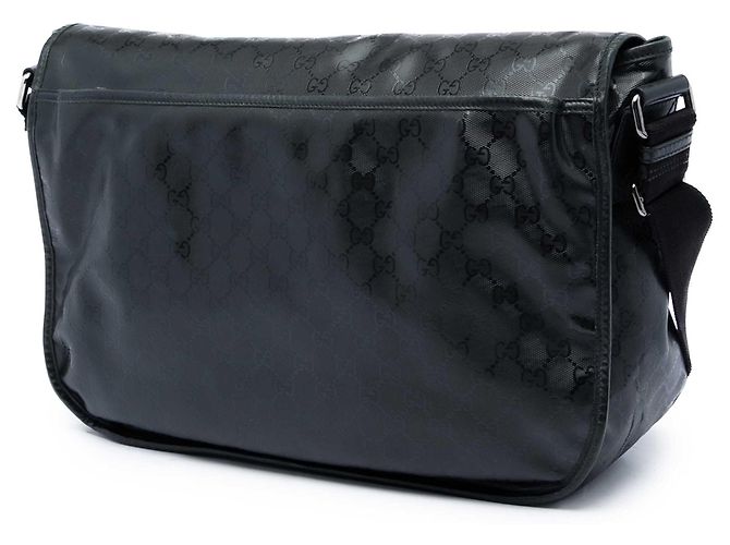 Borsa Messenger Gucci Nera Stampa GG Nero - vista 2