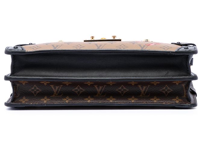 Clutch Louis Vuitton Brown Monogram Reverse Trunk Castaño - vista 3