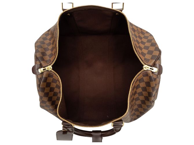 Louis Vuitton Brown Damier Ebene Keepall 50 Castaño - vista 4