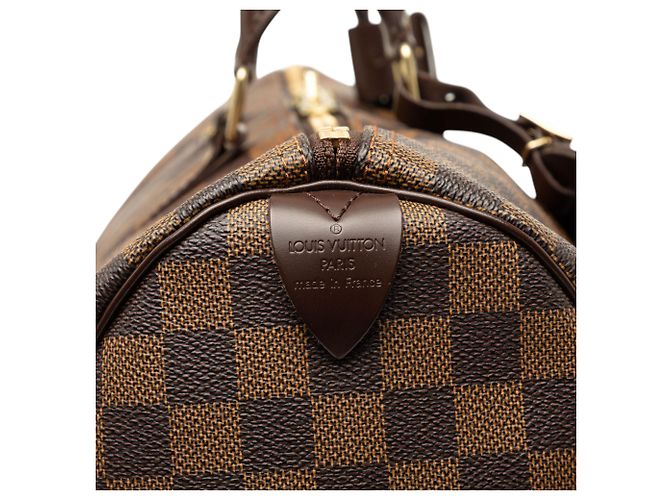 Louis Vuitton Brown Damier Ebene Keepall 50 Castaño - vista 5