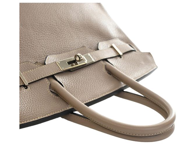 Hermès Brown Togo Birkin Retourne 30 Braun Taupe - Ansicht 14